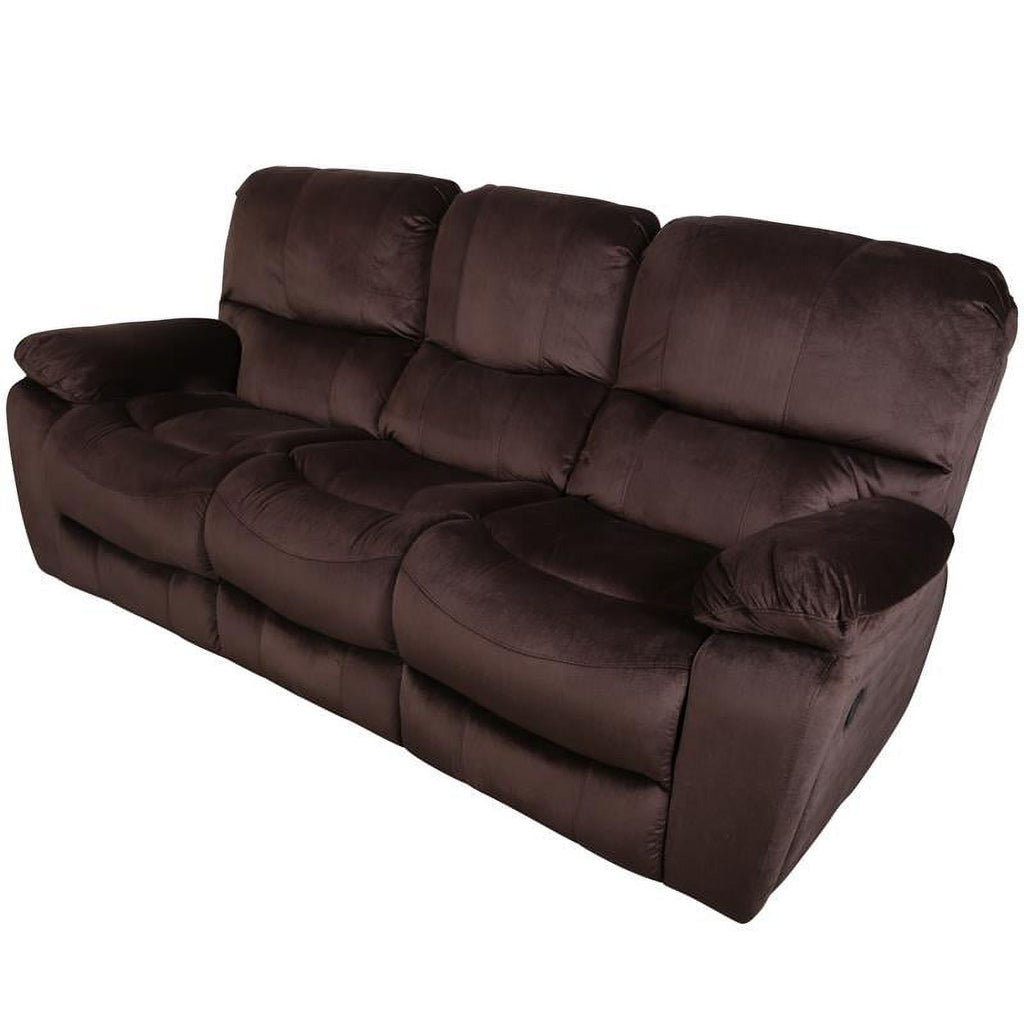 Chocolate Reclining Sofa P354