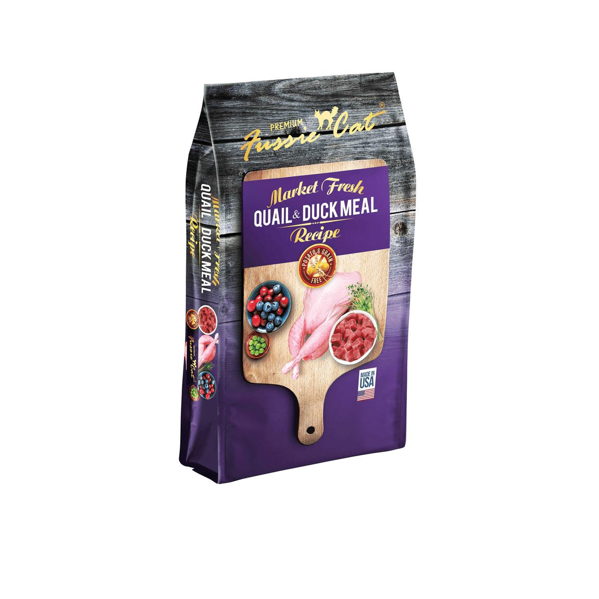 Quail & Duck Meal Dry Cat Food W1819