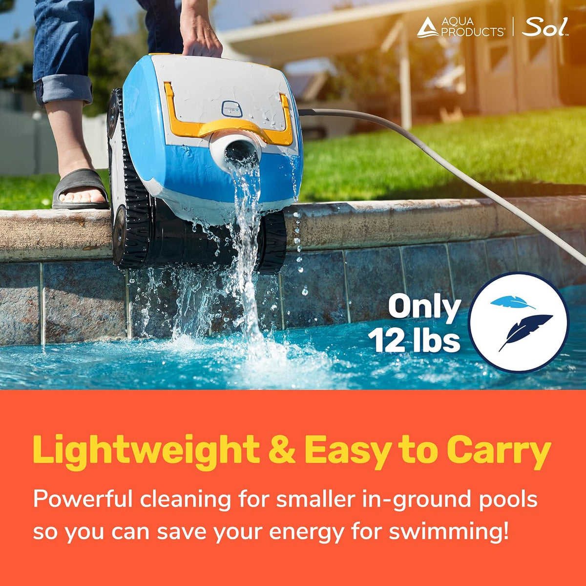 Robotic Pool Cleaner with 50ft Cable C5279