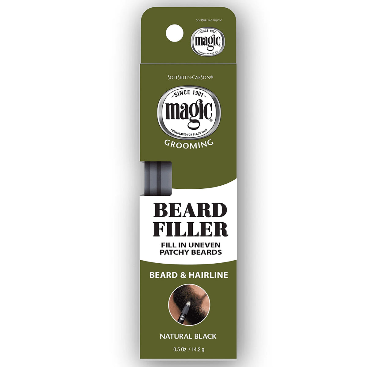Natural Black Beard Filler, 0.05 fl oz D277