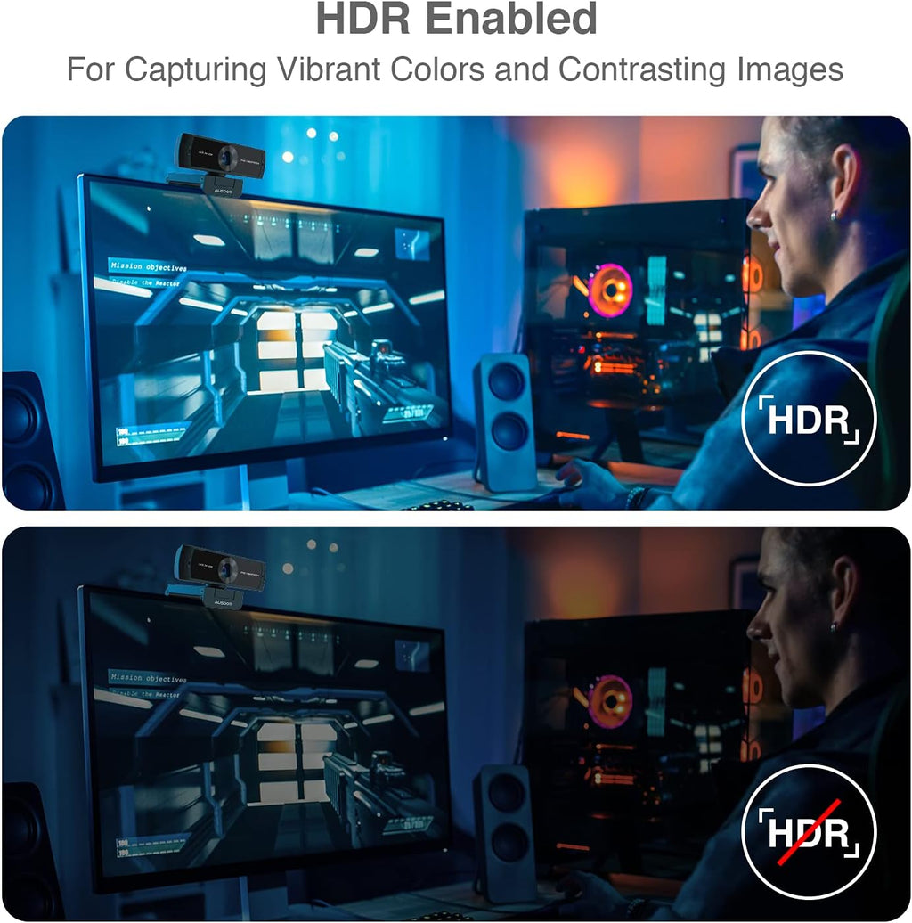 2K QHD AutoFocus Webcam with Dual Noise Cancelling Microphones I355