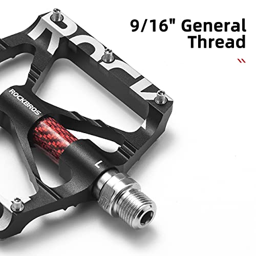 CNC Non-Slip Lightweight Aluminum Alloy Bicycle Platform Pedals 9/16" A107451