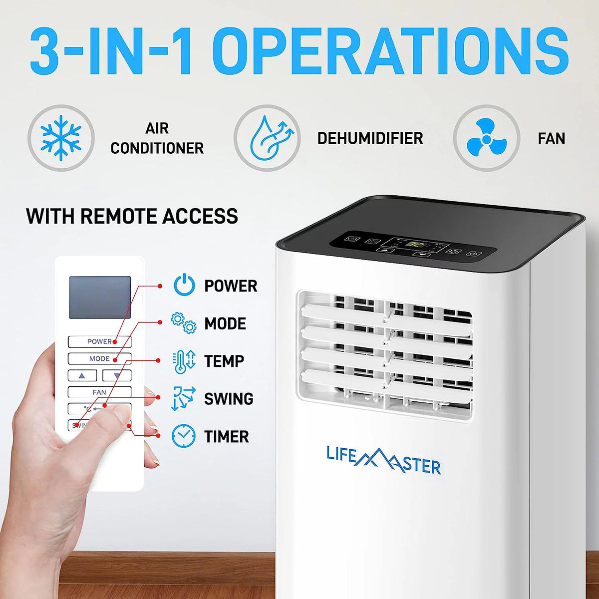 8,000 BTU Portable Air Conditioner P323