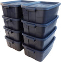 10 Gal Storage Container, 8 Pack X31489