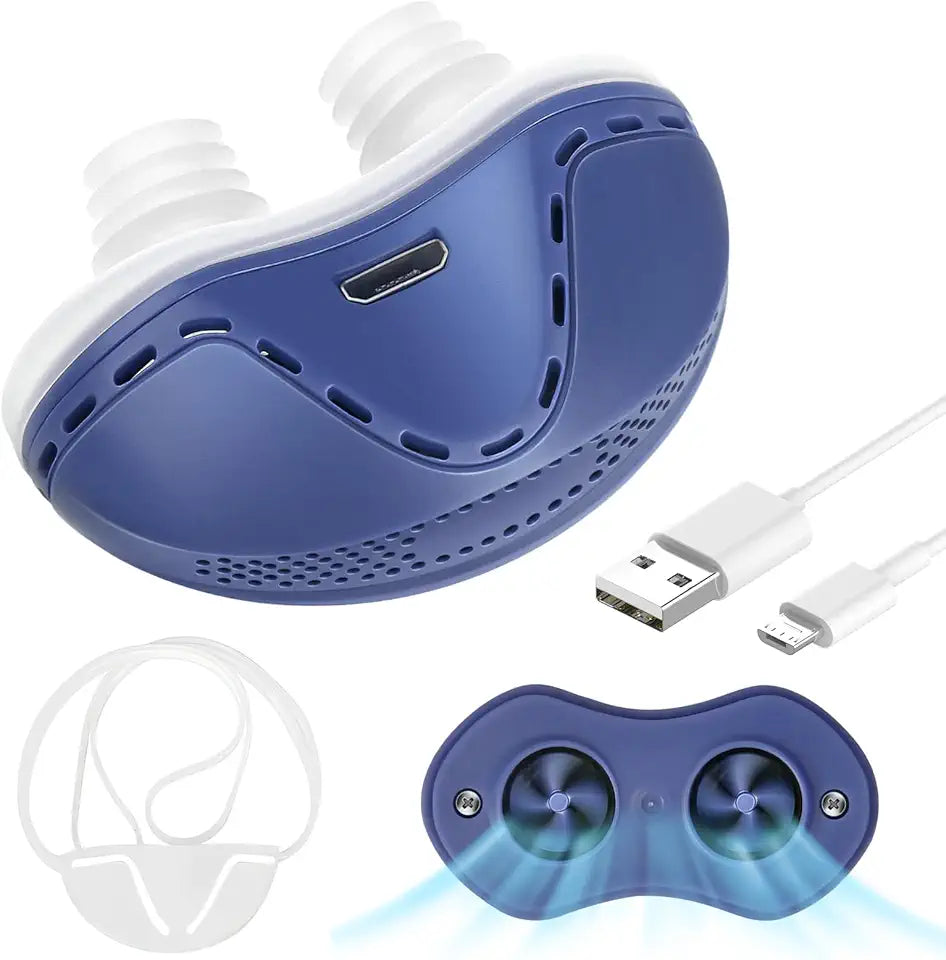 Anti Snore Device, Adjustable Wind Speed Nasal Dilators (Blue) K37739