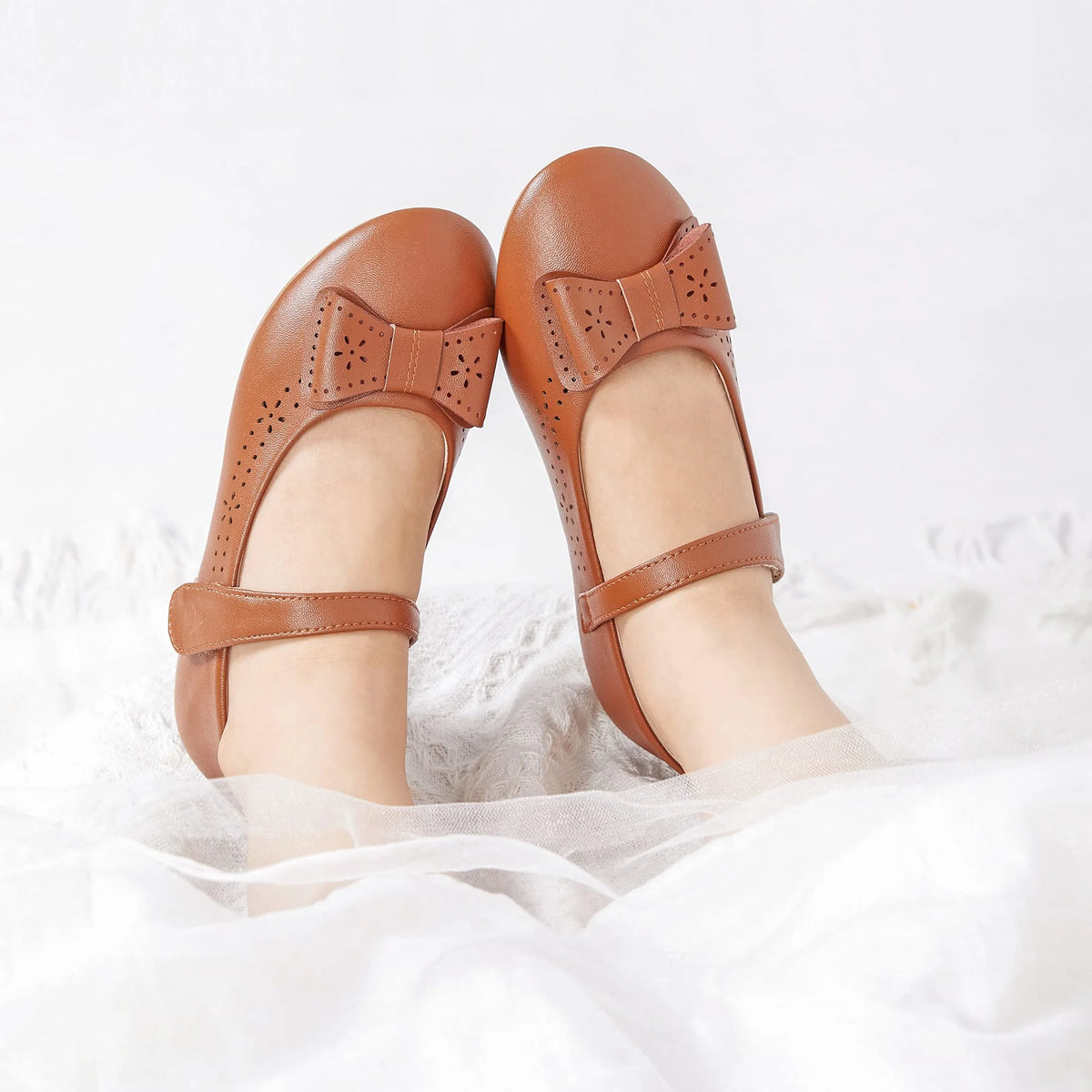 Brown Mary Jane Shoes L397528