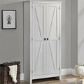 Ivory Pine 4 Shelf Storage Cabinet O9054