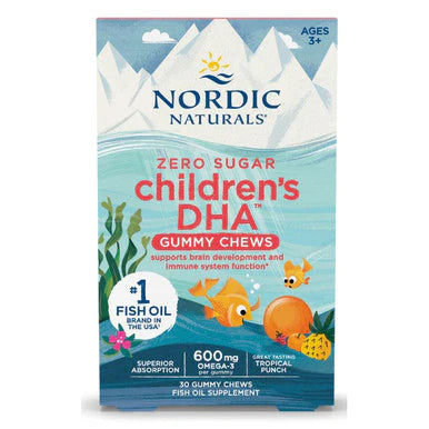 Children's DHA Gummies 30 Tropical Punch W73829