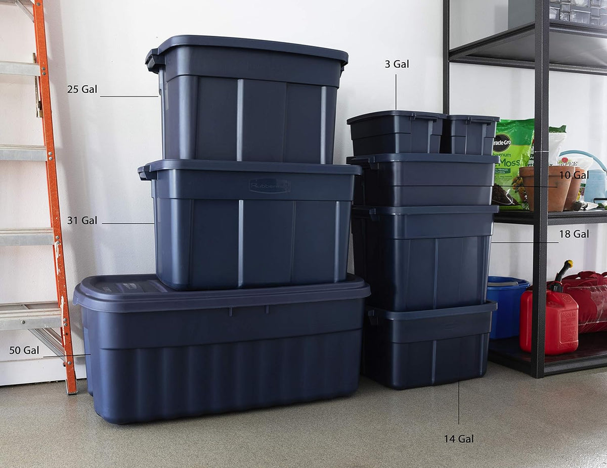 10 Gal Storage Container, 8 Pack X31489