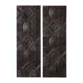 Carved Wood Wall Panels - Set of 2 F891824