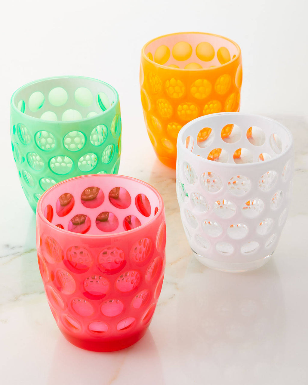 Set of 4 Double Old Fashioned Glasses P810
