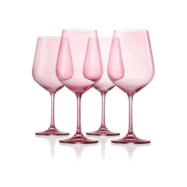Sheer Red Wine Glass Set of 4 J40730