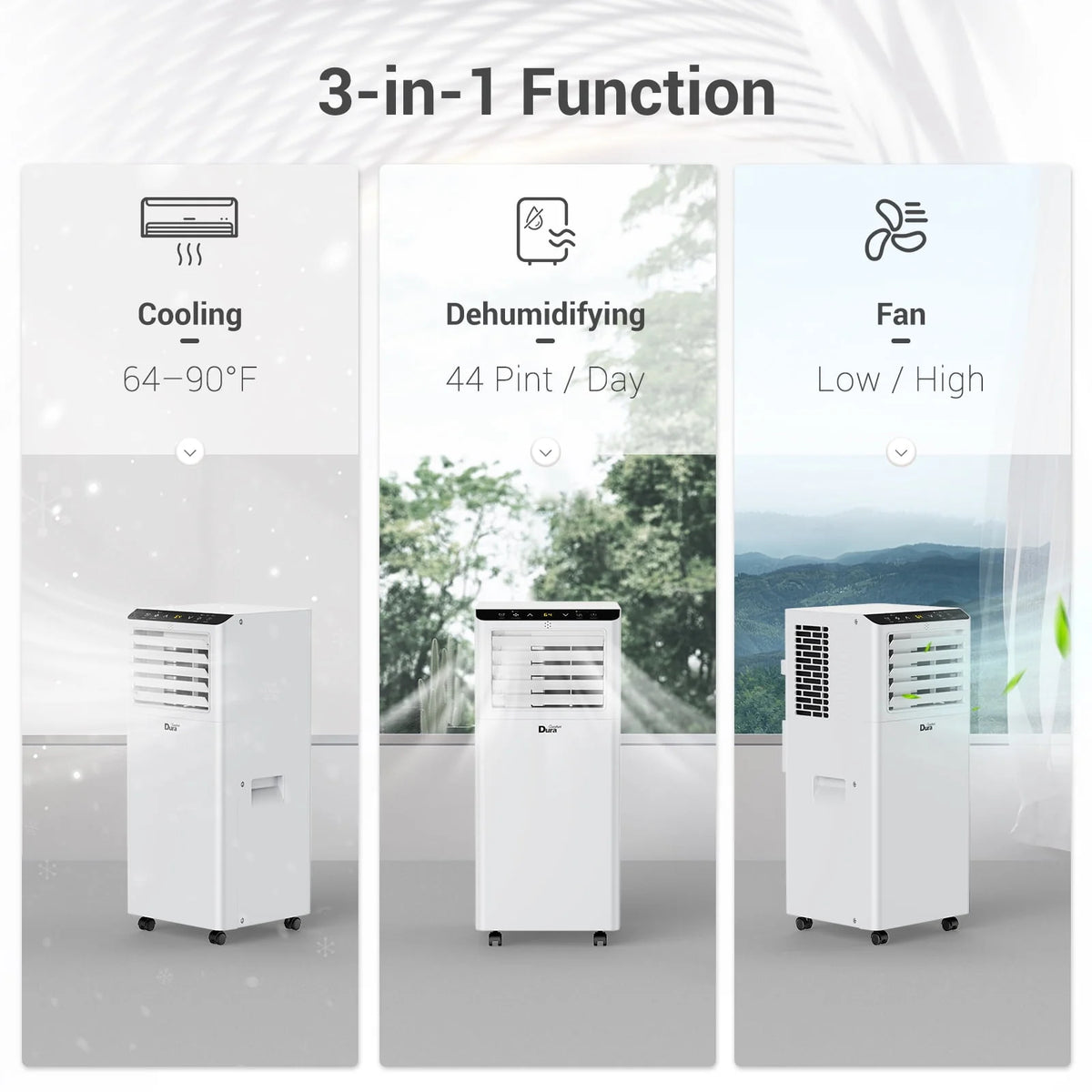 8000BTU Portable Air Conditioner 3-in-1 I6998