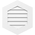 Vertical Peaked Surface Mount PVC Gable Vent T18761