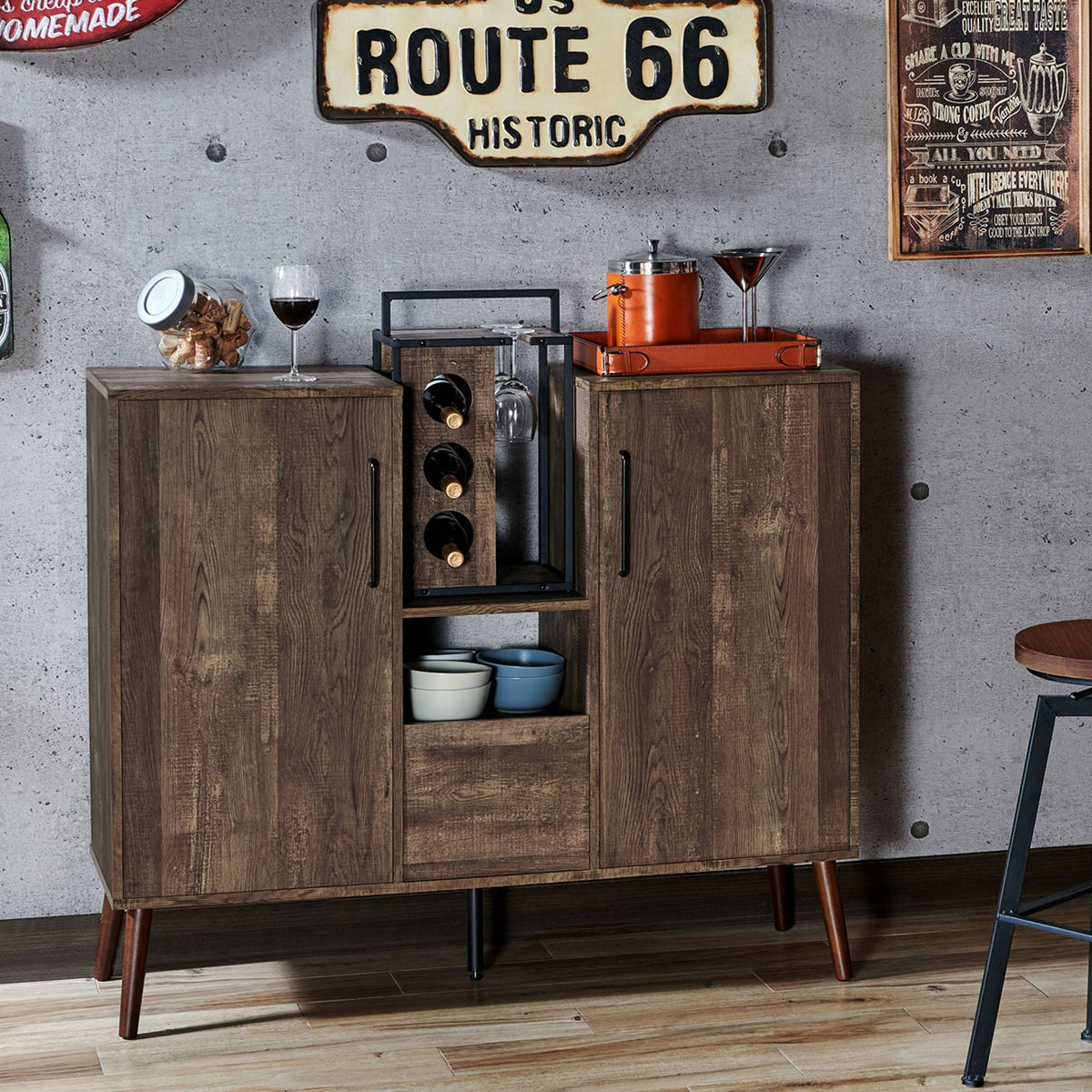 Rustic Reclaimed Oak Buffet U15171