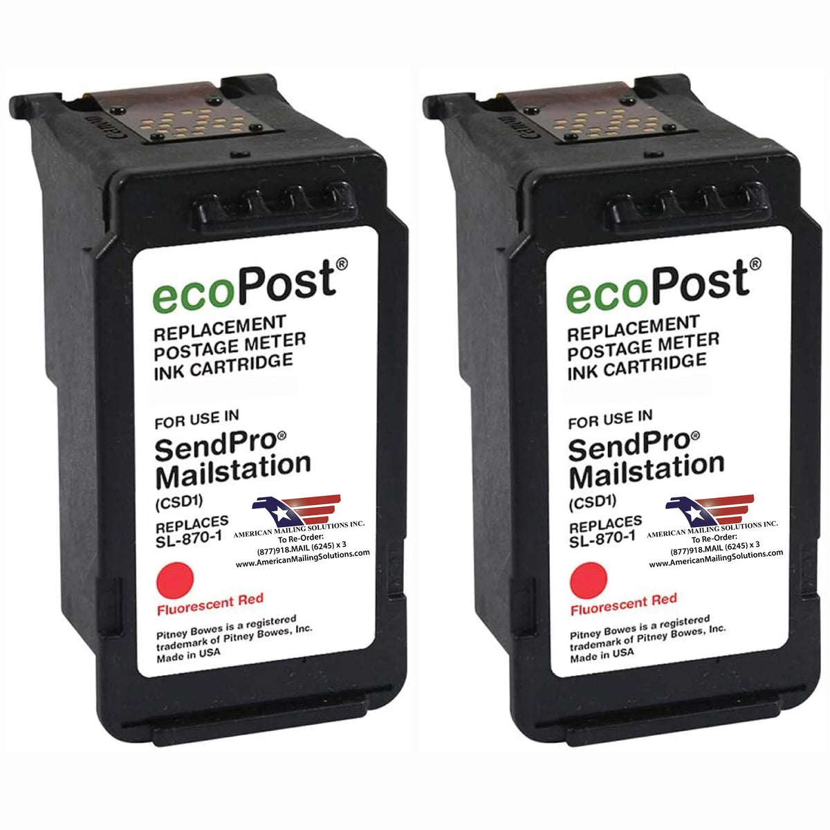 Red Fluorescent Ink Cartridge L244366