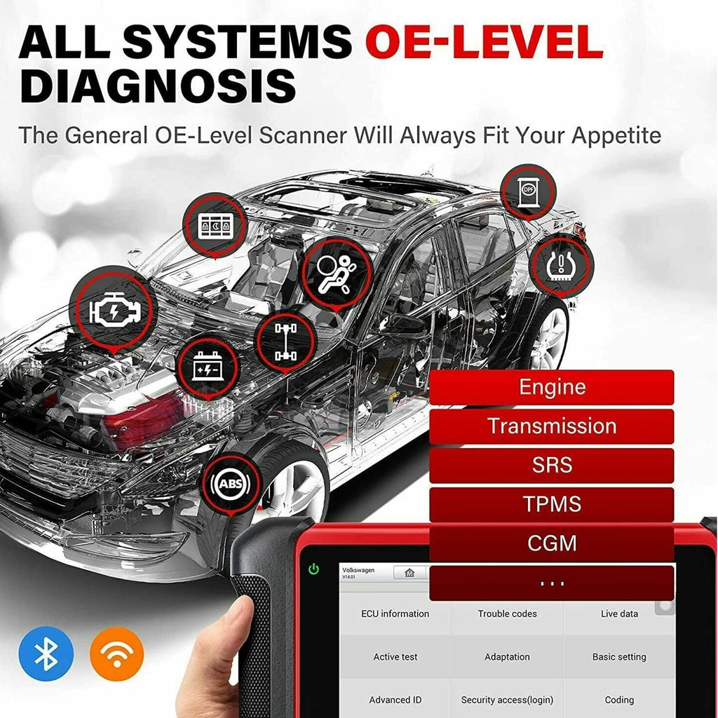 Autel Scanner MaxiCOM MK906BT Auto Diagnostic Scan Tool N7854