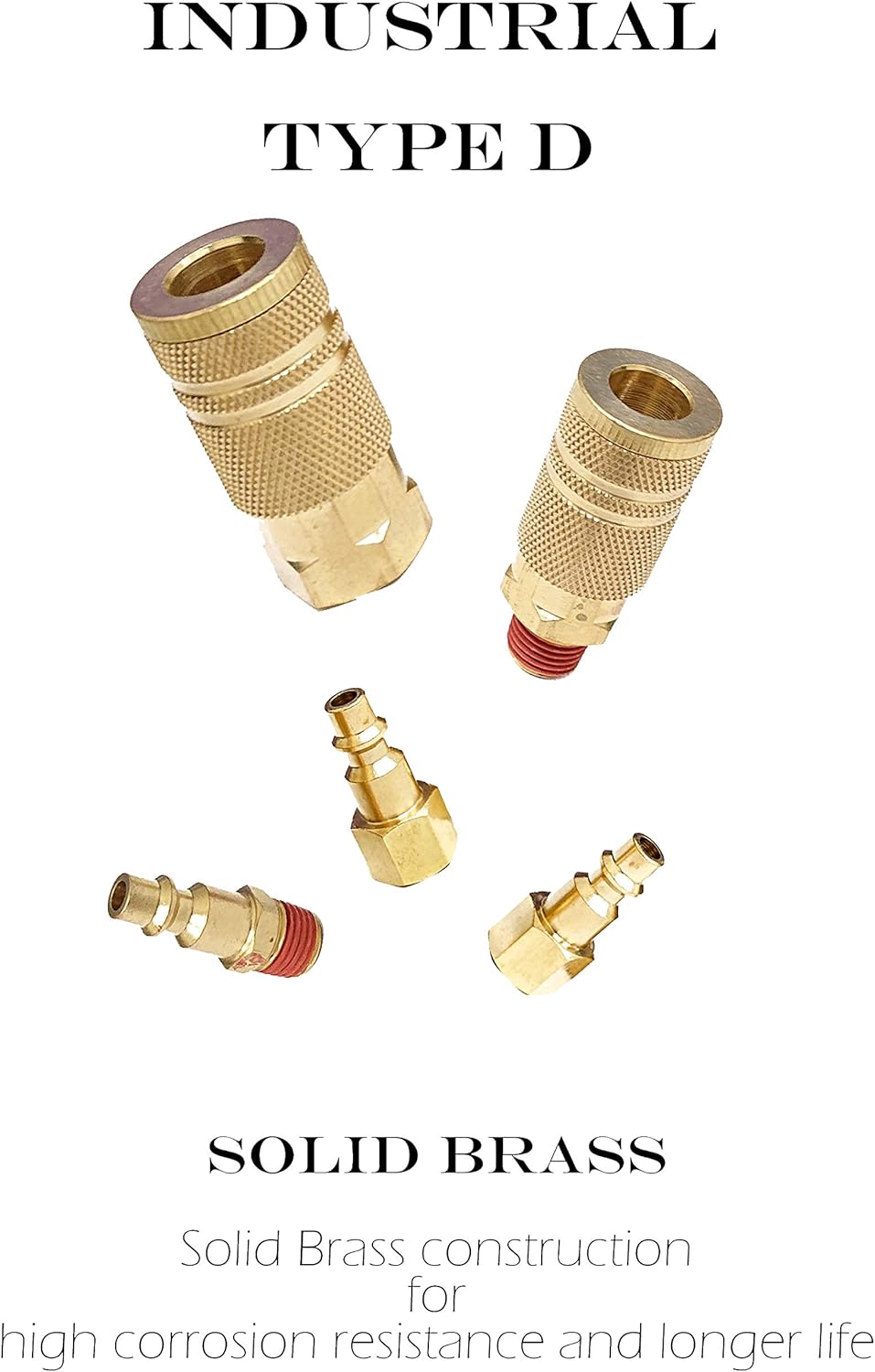 28 Piece Solid Brass Quick Connect Air Hose Fittings Set U1191