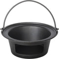 Cast Iron Ash Can with Handle Charcoal Ash Basket W7055