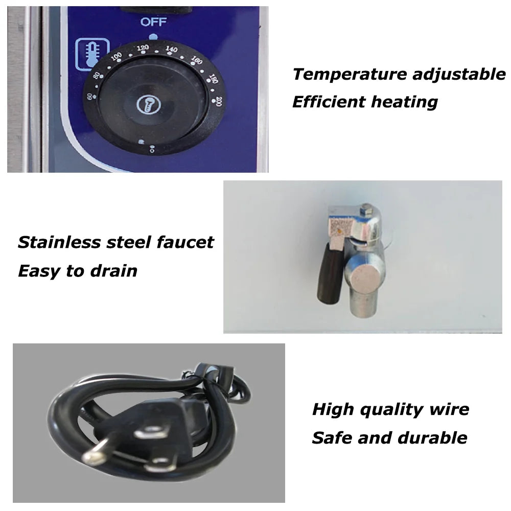 4-Pot Stainless Steel Electric Food Warmer J774331