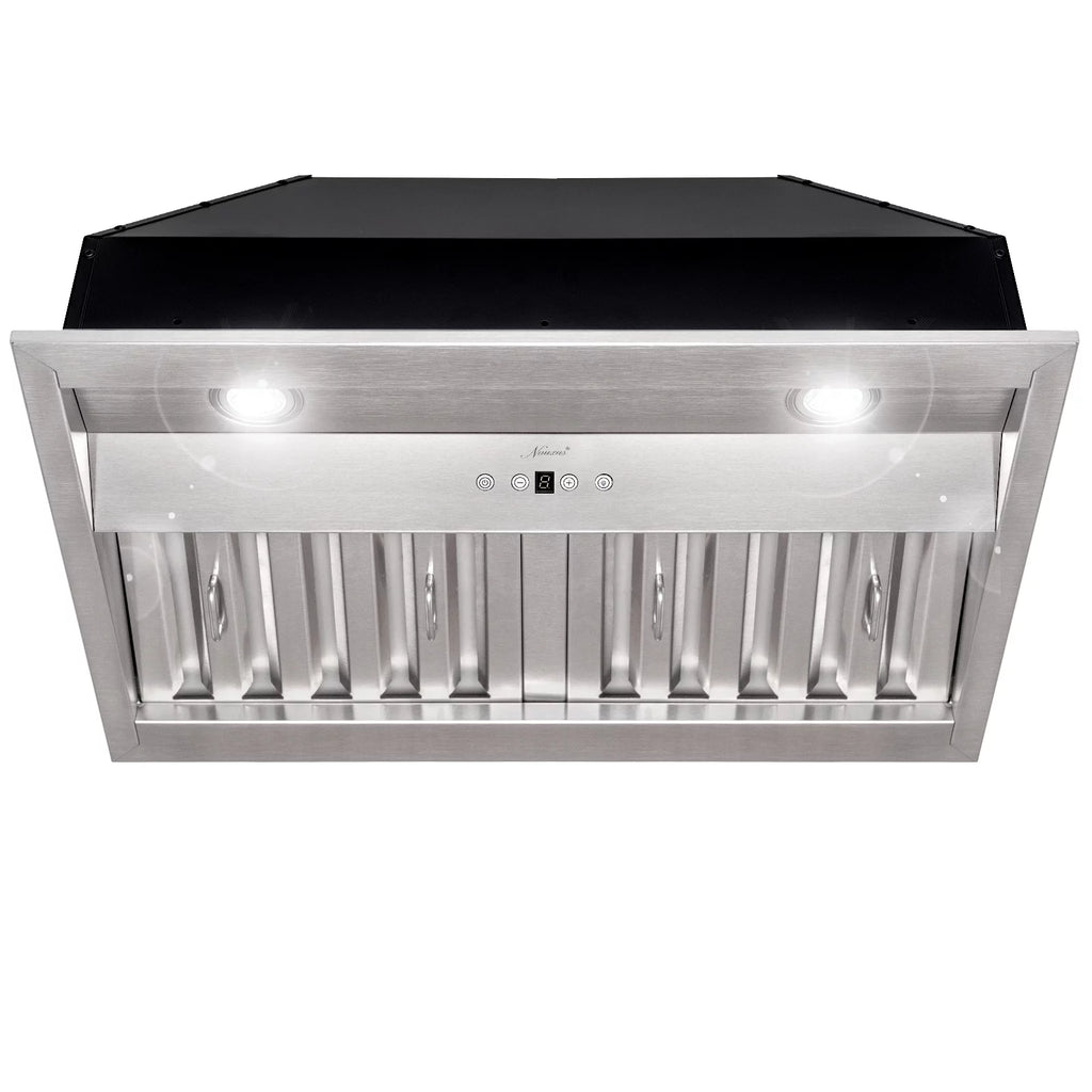 30 Inch Stainless Steel Ducted Range Hood Insert, 600 CFM X827