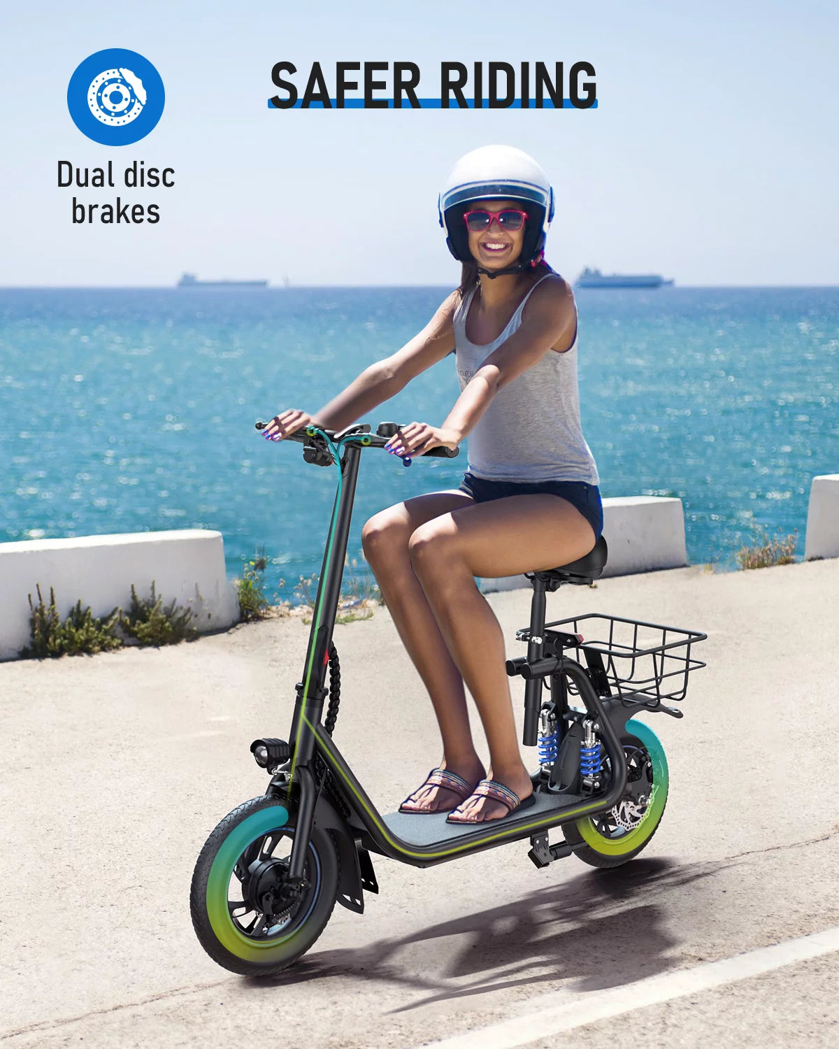 450W Electric Scooter with Seat A15124