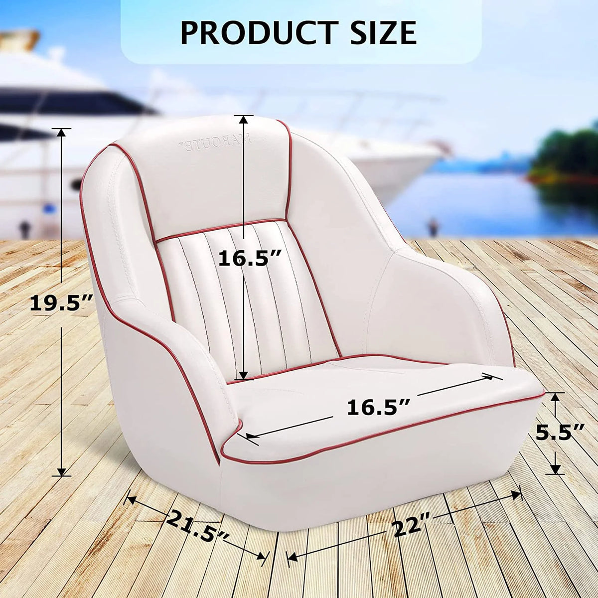 Pontoon Boat Captains Bucket Seat D196890