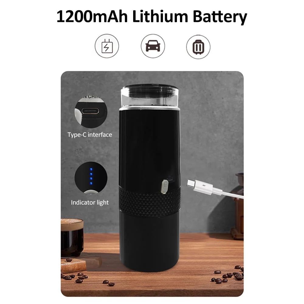 Portable Wireless Electric Espresso Machine 170mL E879399