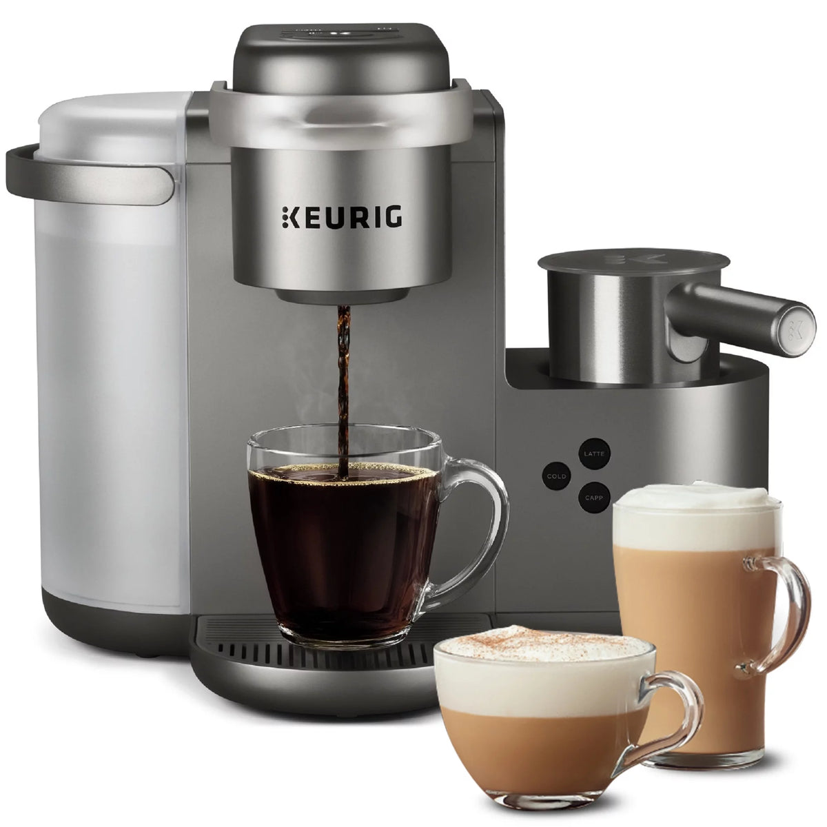 Single Serve K-Cup Pod Coffee, Latte and Cappuccino Maker I842