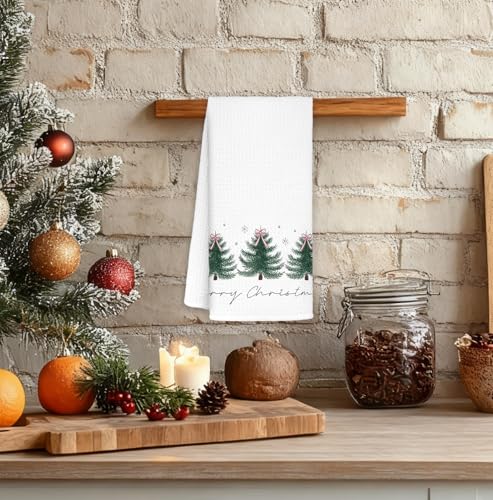 Christmas Tree Kitchen Towels 16x24 Inch S985