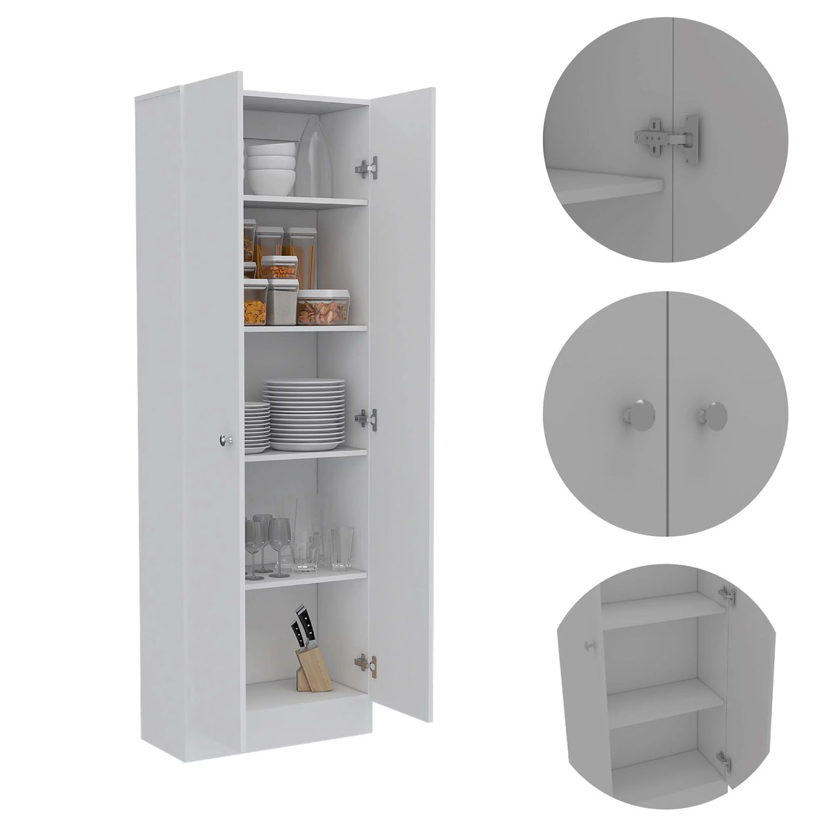 White Kitchen Cabinet F61711