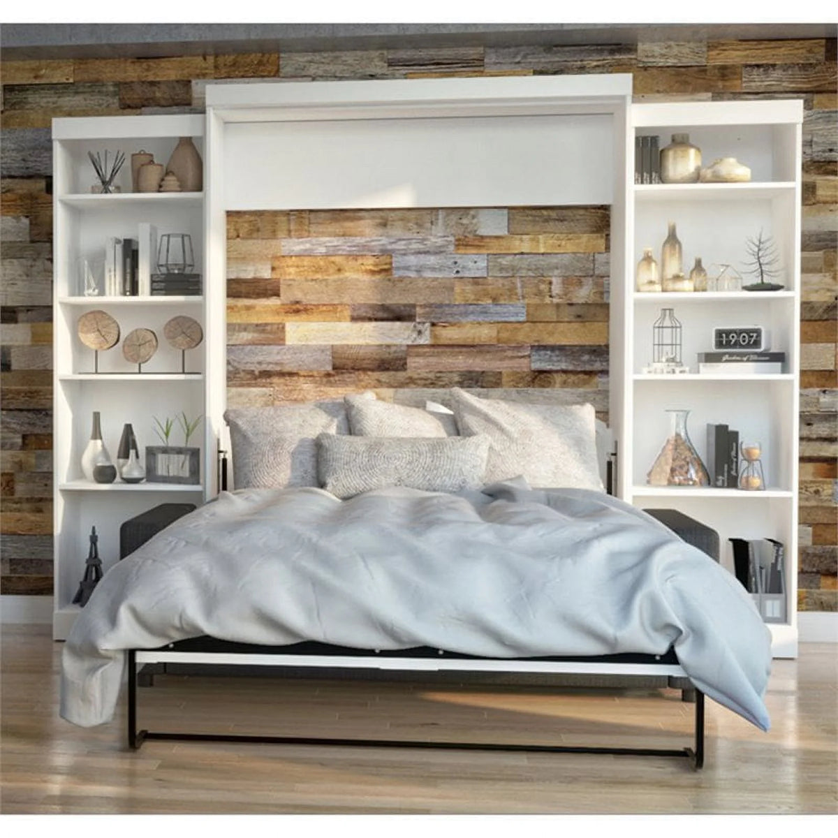 4 Piece Queen Wall Bed Set T328099