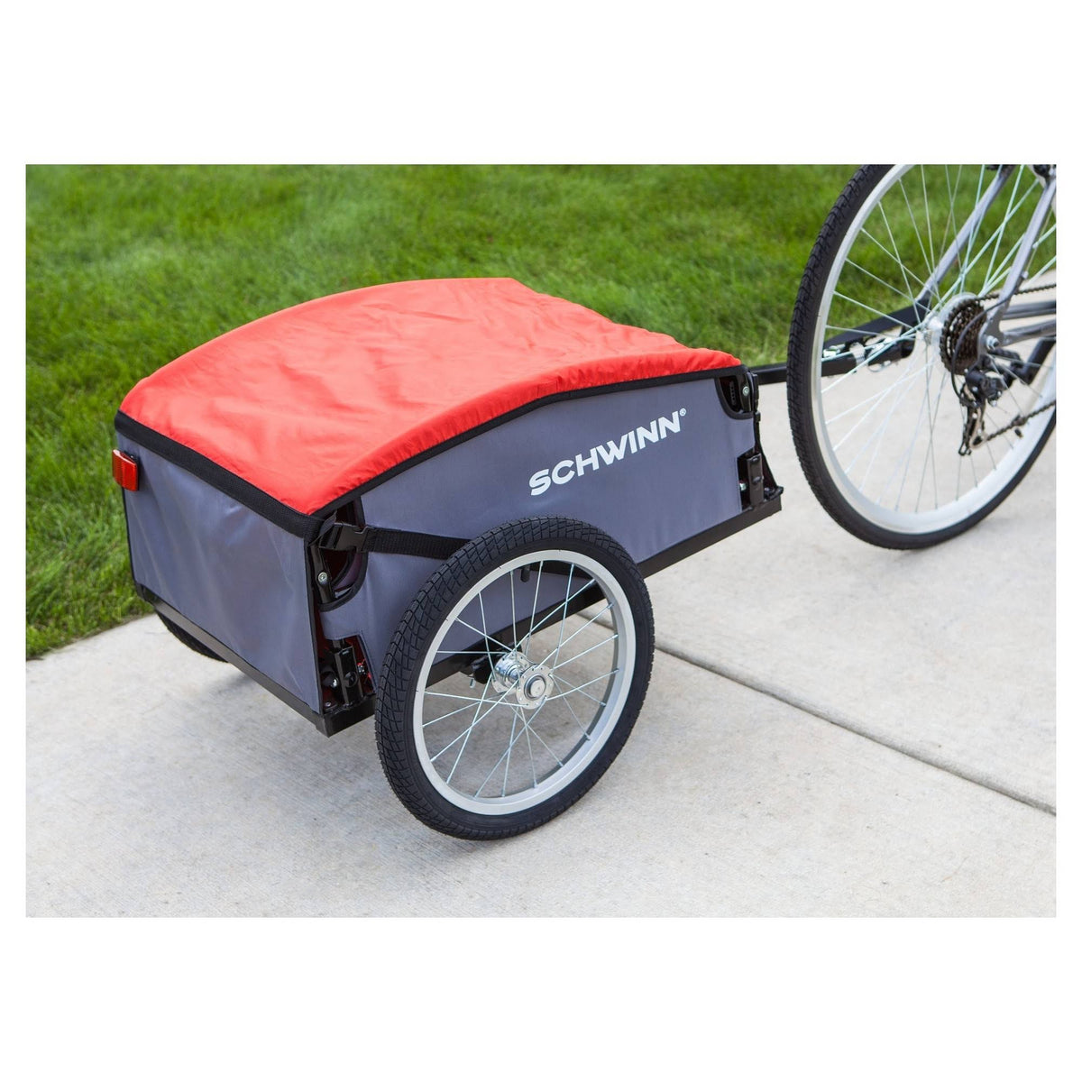 Red/Gray Cargo Trailer T8693