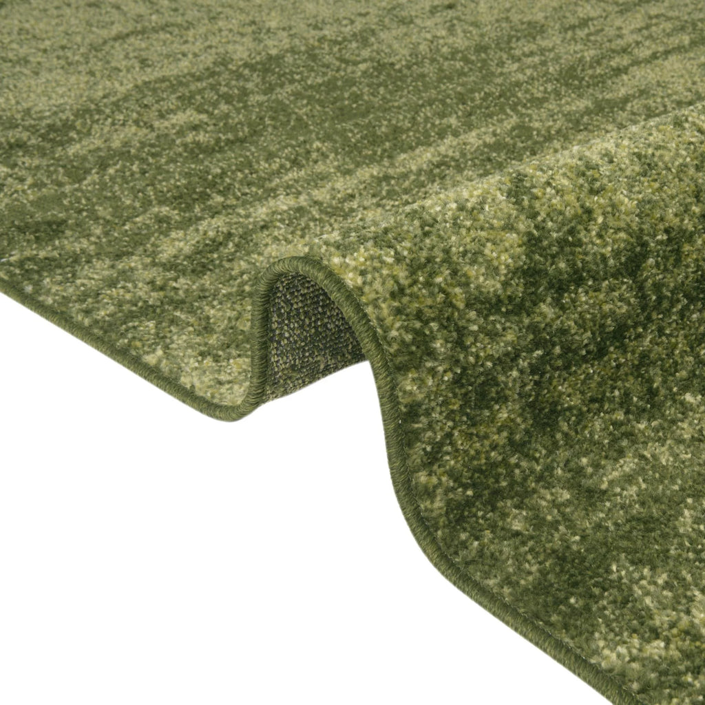 Green 9' x 12' Solid Rug H895