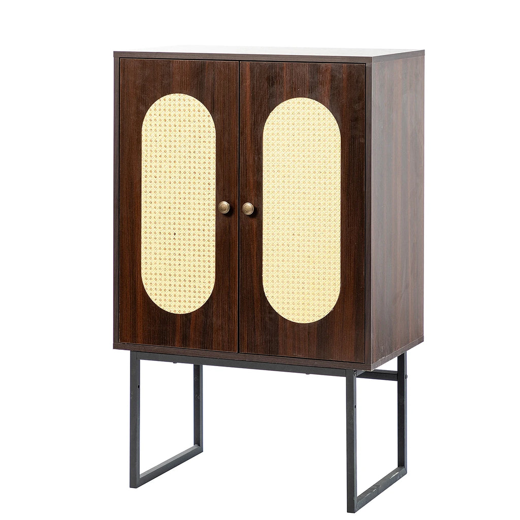 36" Rattan Woven 2 Door Sideboard W73463