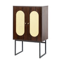 36" Rattan Woven 2 Door Sideboard W73463