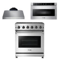 30 Propane Gas Range, Range Hood, Microwave Q38828