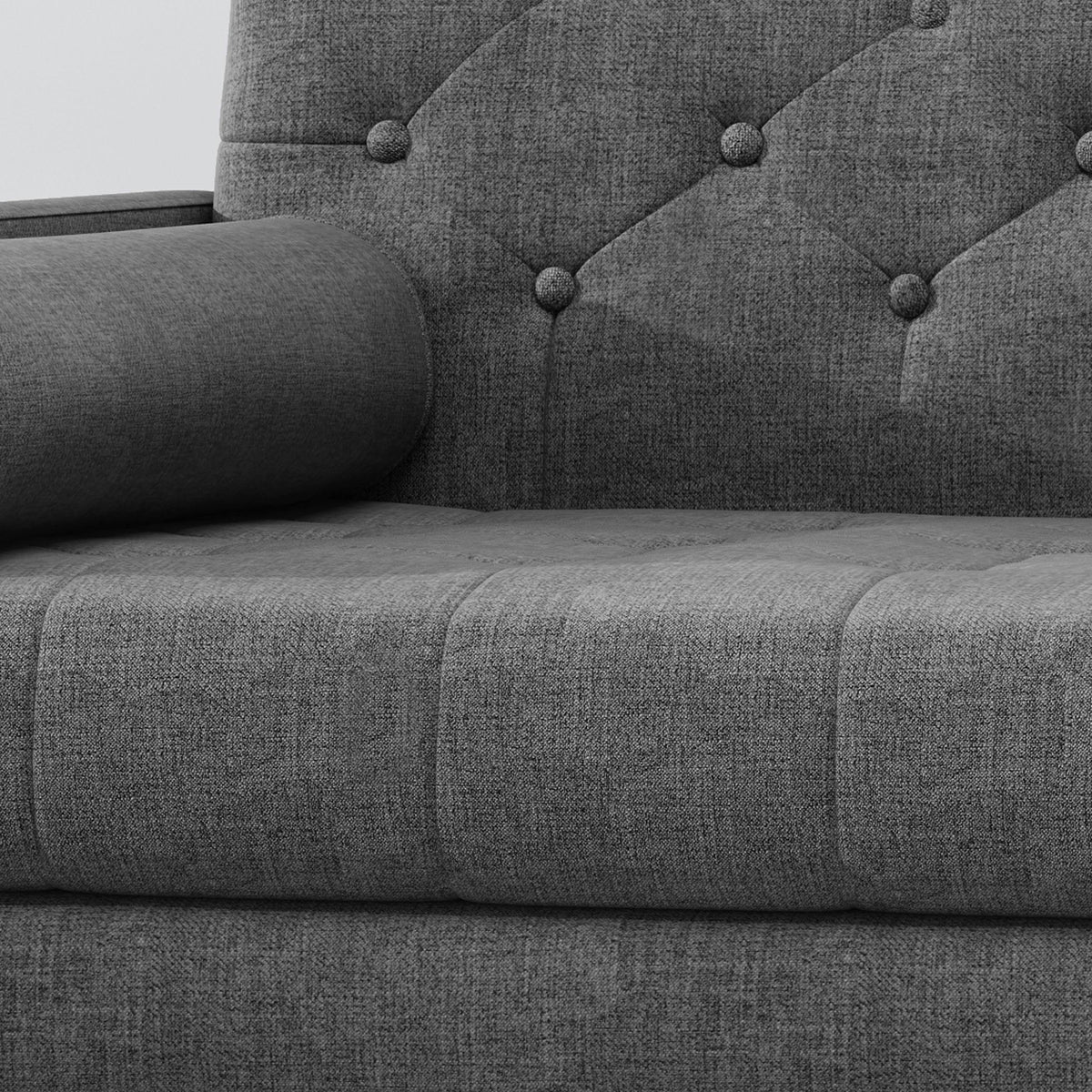 Dark Gray Fabric Club Chair Z88529