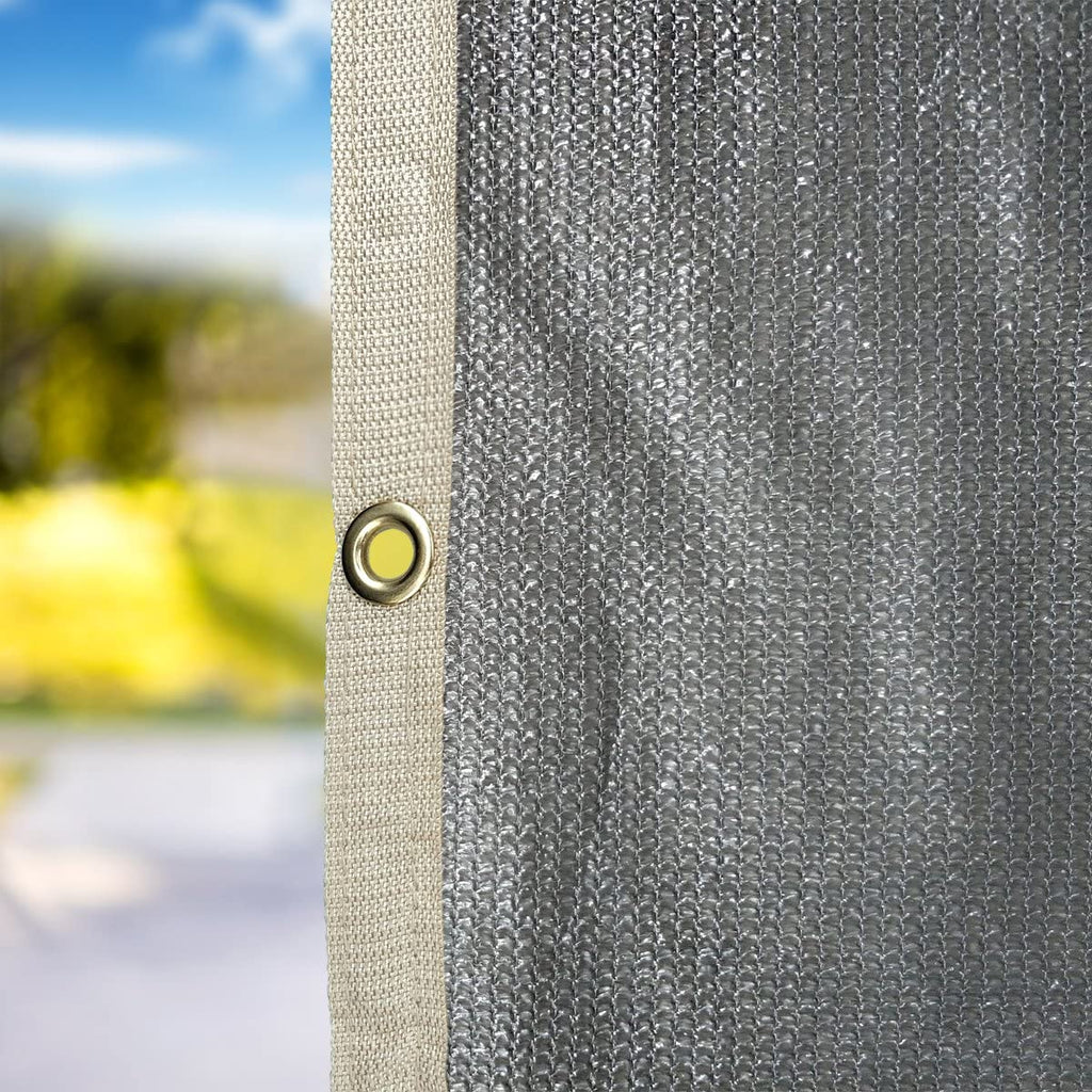 RV Awning Privacy Screen Shade Panel Kit Sunblock Drop 10 x 16ft, Grey E2876