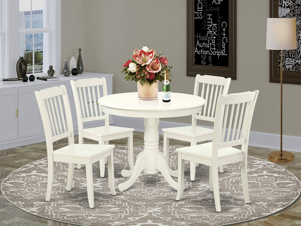 5pc Round Table and 4 Chairs L3910