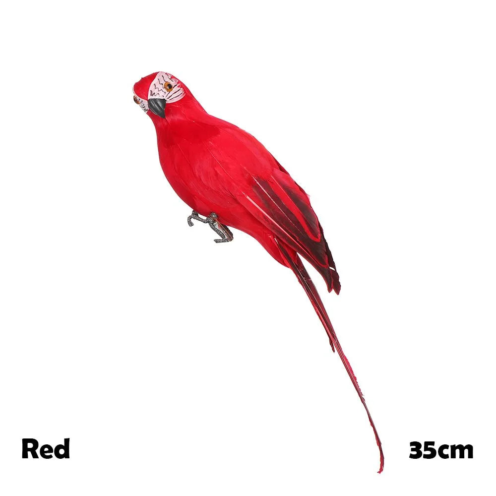 RED 35CM Parrot Figurine P385039