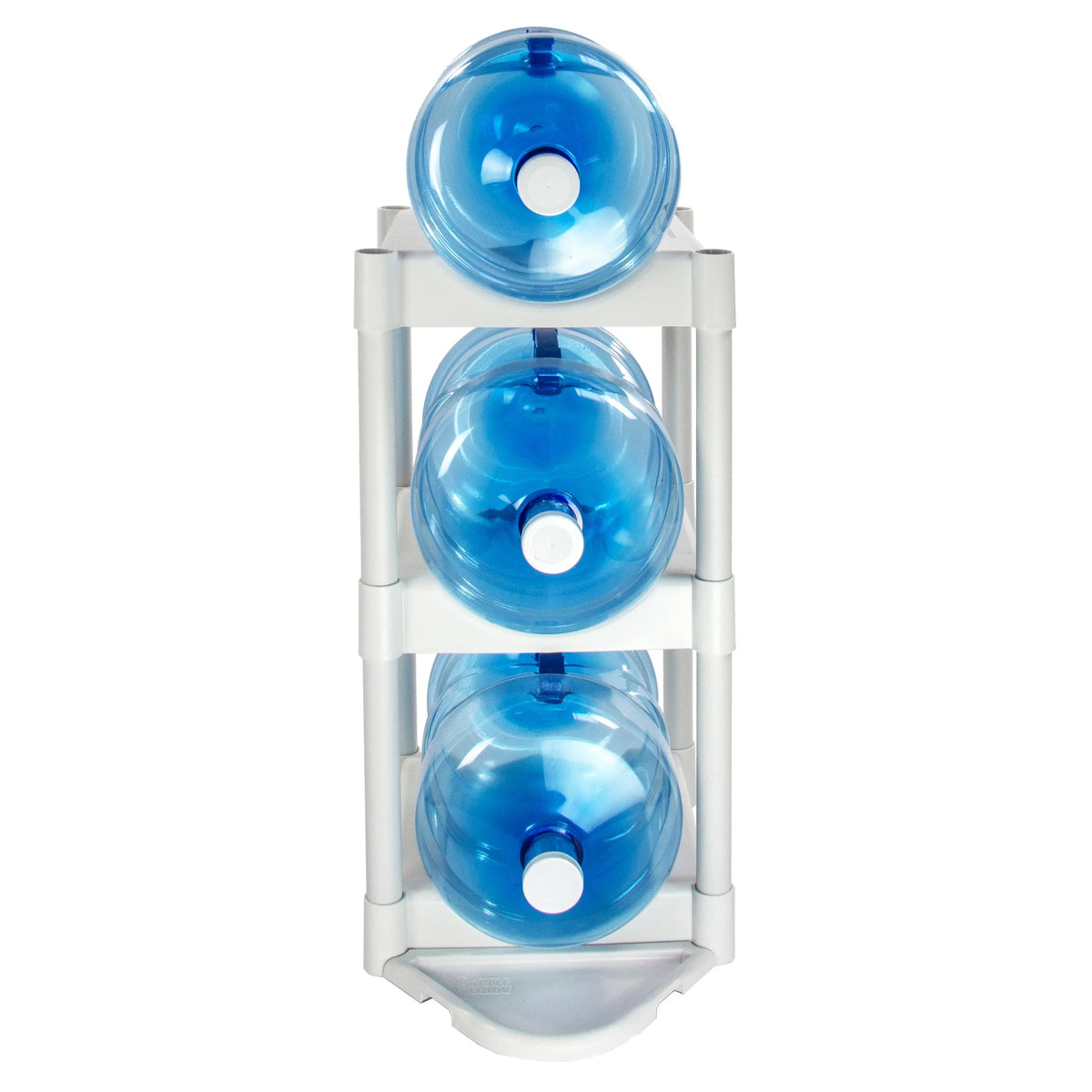 3-Tier White Plastic Storage System with Floor Protector I7305