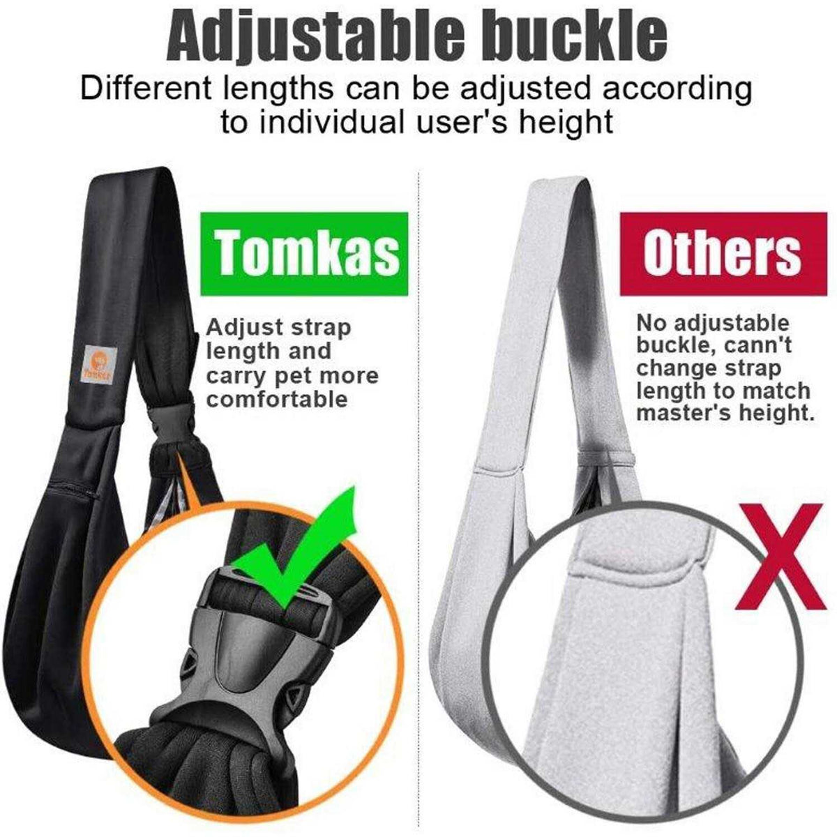 Dog Sling Carrier for Small Dogs E872680