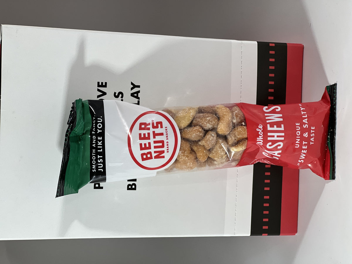 Sweet and Salty Whole Cashews 12 Bags A392435