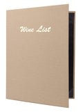 Tan Casebound Menu T861471