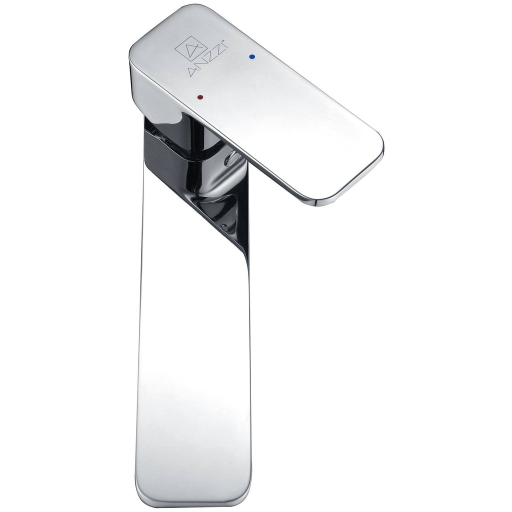 Polished Chrome Single Hole Single-Handle Bathroom Sink Faucet H842