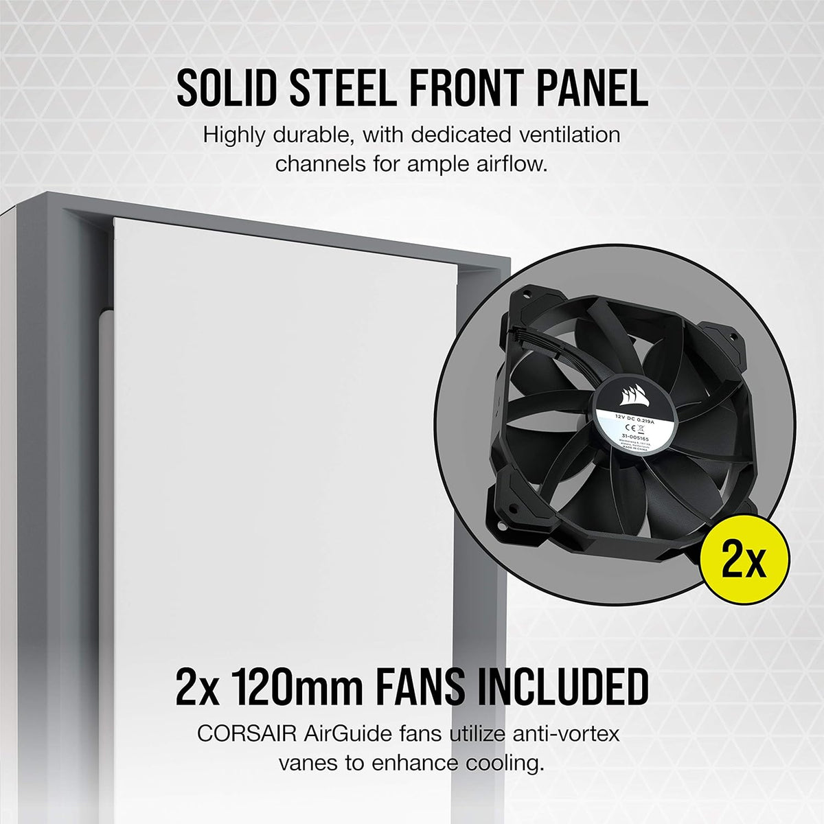 White Tempered Glass Mid-Tower ATX PC Case L613