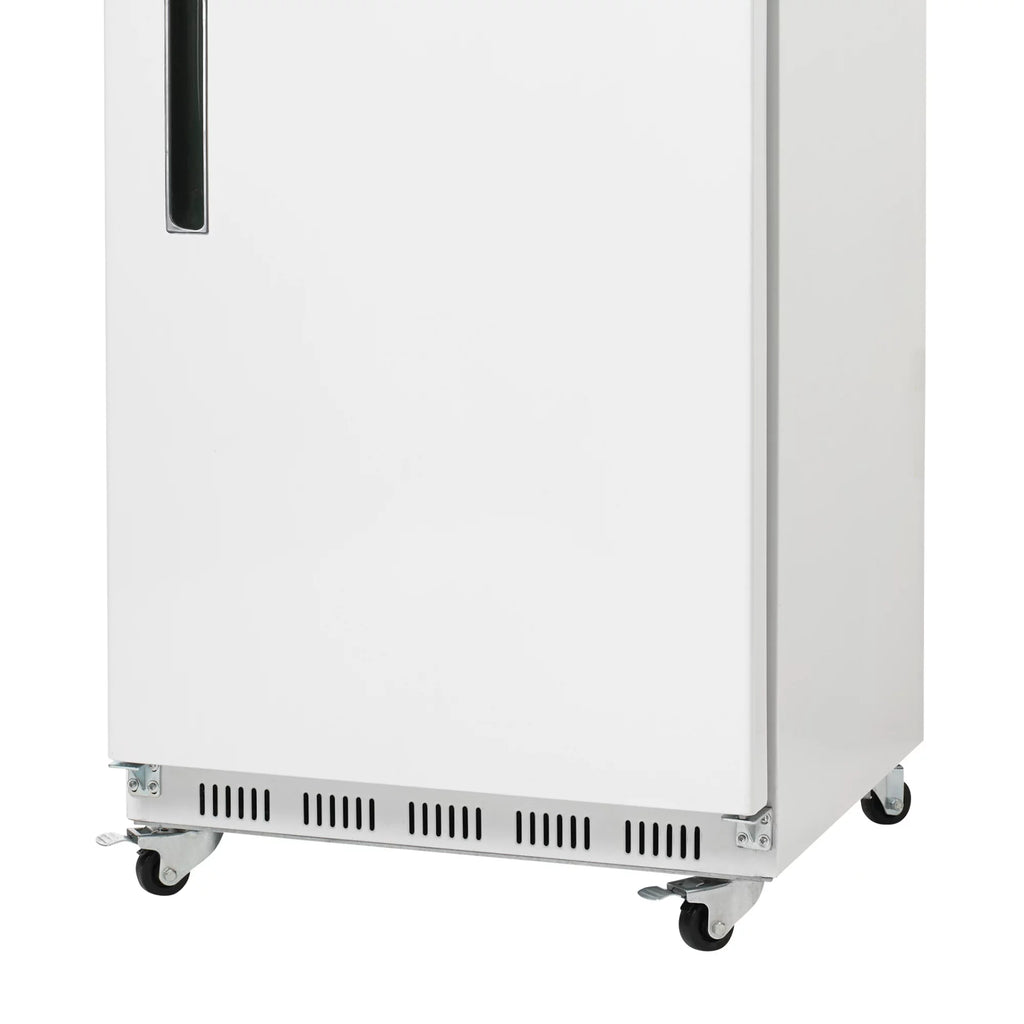 White Single Door Reach in Commercial Refrigerator 25 cu. ft. E1660
