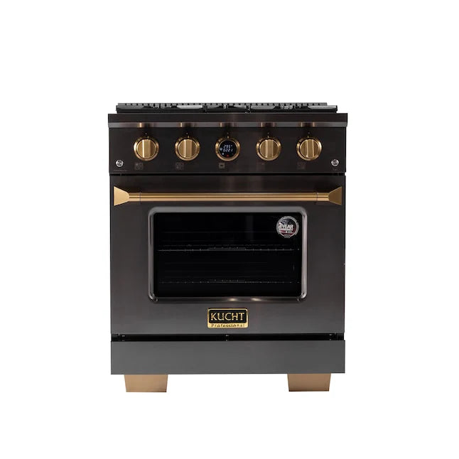 30 4.2 cu. ft. 4 Burner Propane Gas Dual Fuel Range Stainless Steel N572