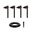 4 Offset Square Path Lights LED Landscape Lighting Q27325